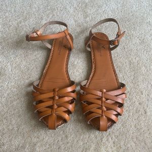Woven Gladiator Sandals